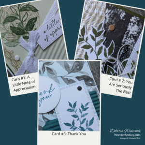card template #4 with Online Exclusive Botanical Textures Suite Collection