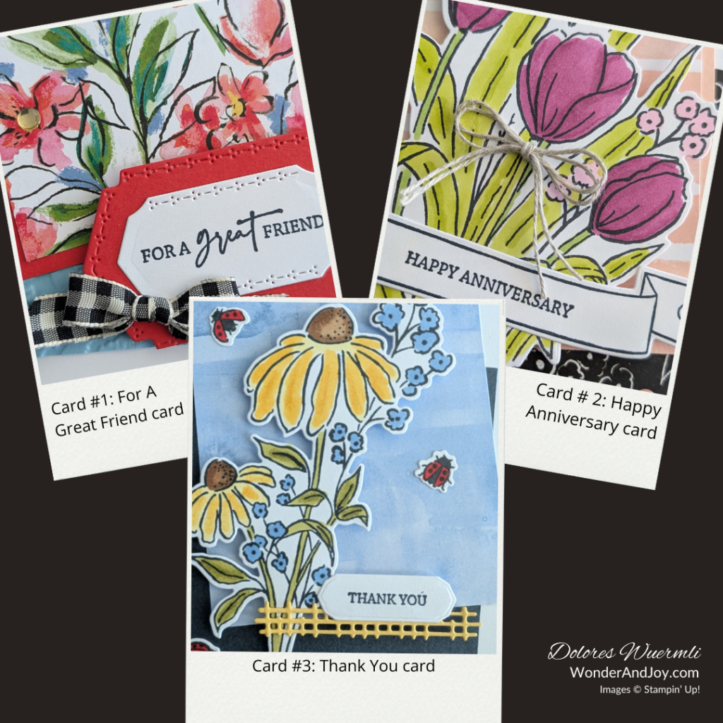 Card Template #6 using Mixed Media Florals Suite Collection