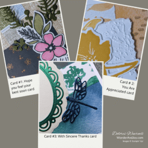 sneak peek of examples using card template 14