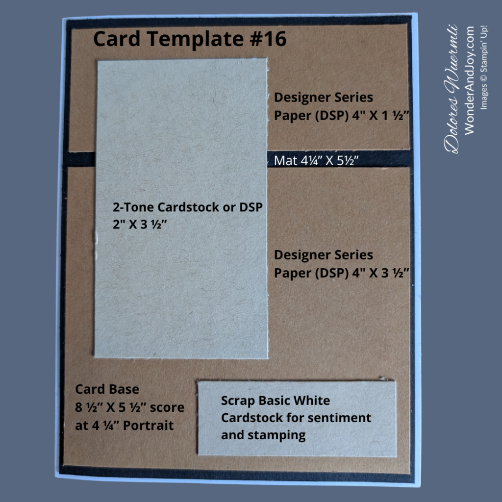 card dimensions for card template #16
